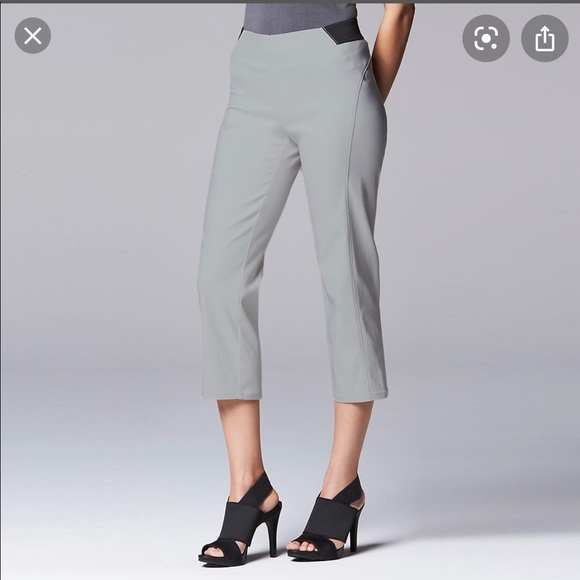 vera wang capri pants